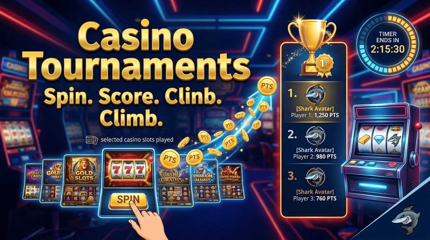 Winshark Live Casino mit Roulette und Kartenspielen